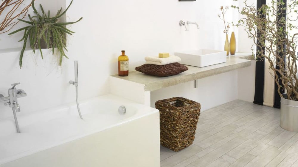 sol vinyle pour salle de bain