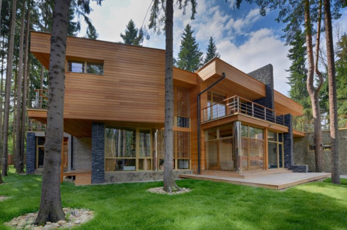 maison durable intégrée à la nature