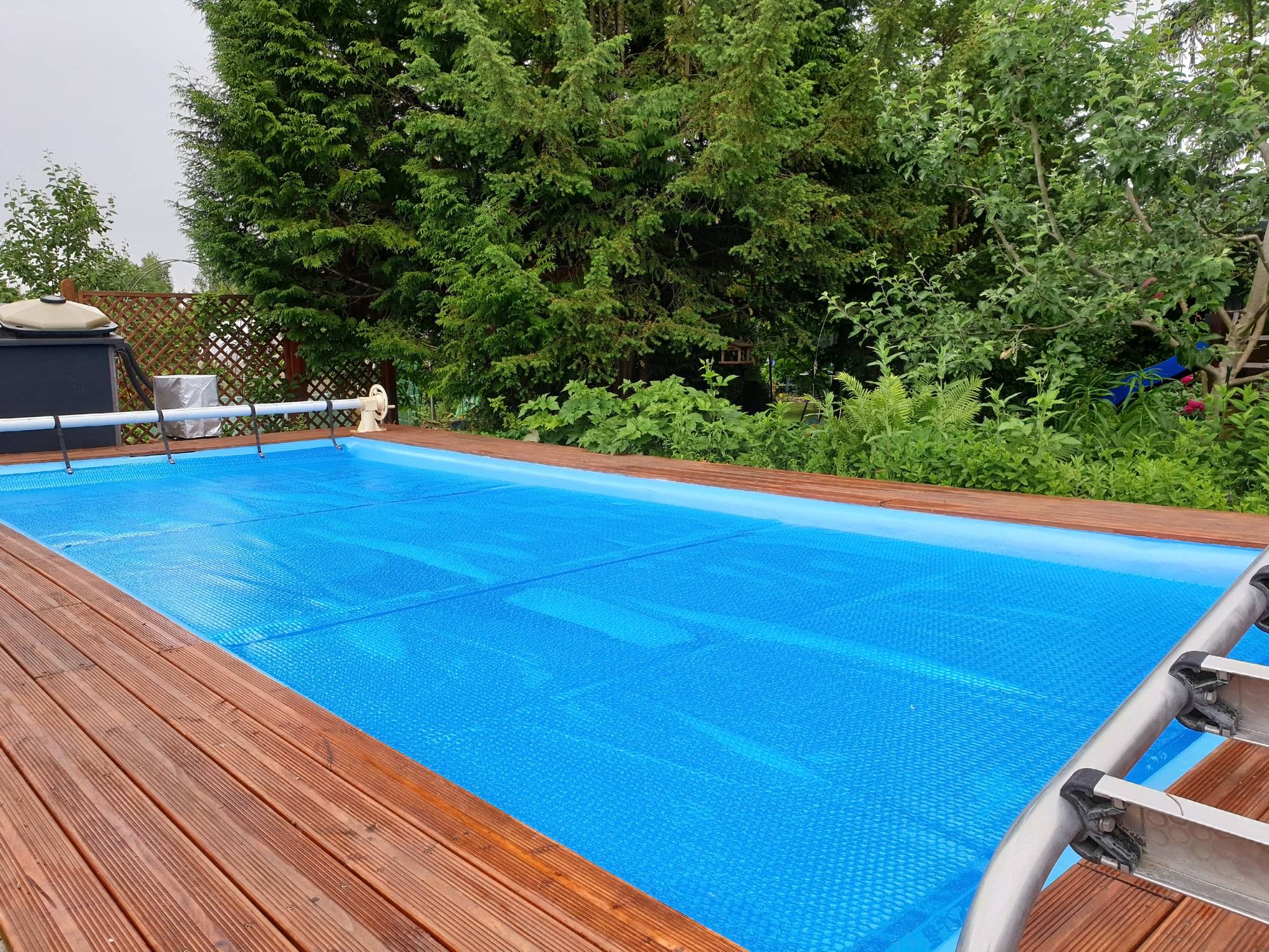 Piscine en bois