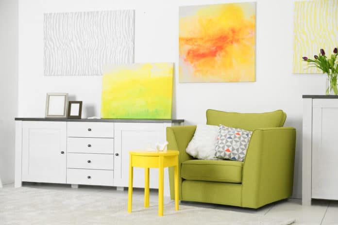 peinture sur toile decoration