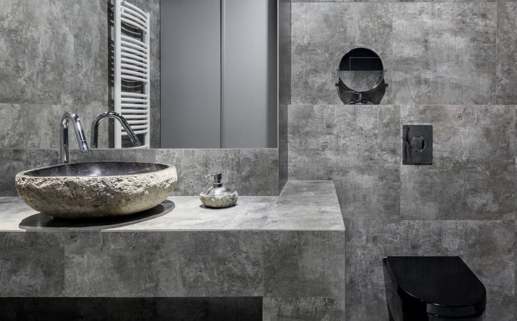 Zoom sur la salle de bain travertin - Blog Habitat Durable