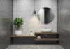 Le béton ciré dans une salle de bain, design et élégant Le béton ciré dans une salle de bain, design et élégant