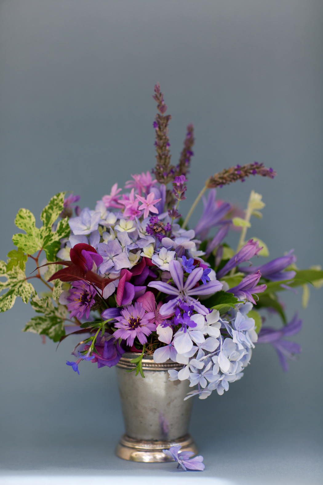 bouquet violet fete des meres