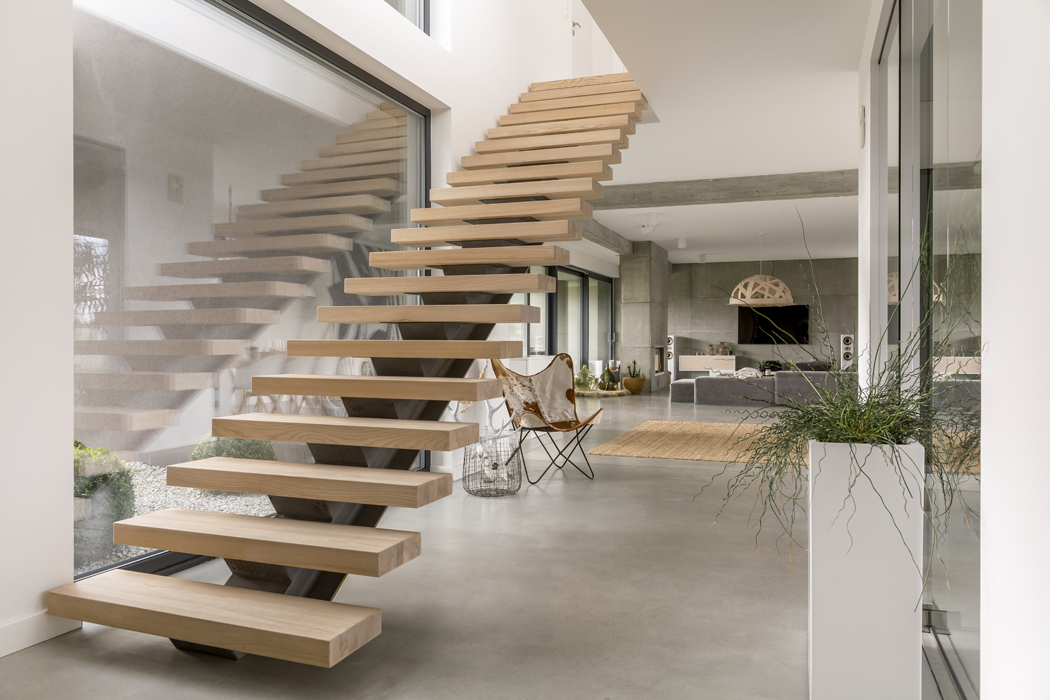 escalier bois moderne