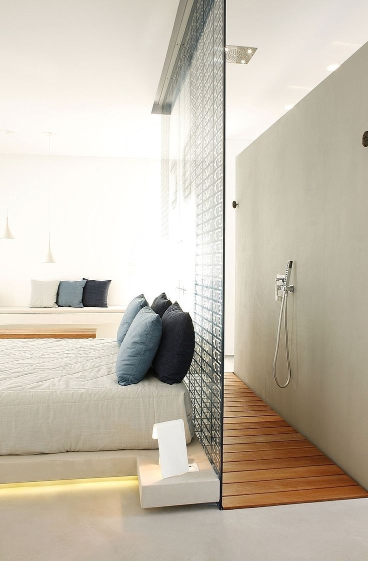 salle de bain dans chambre