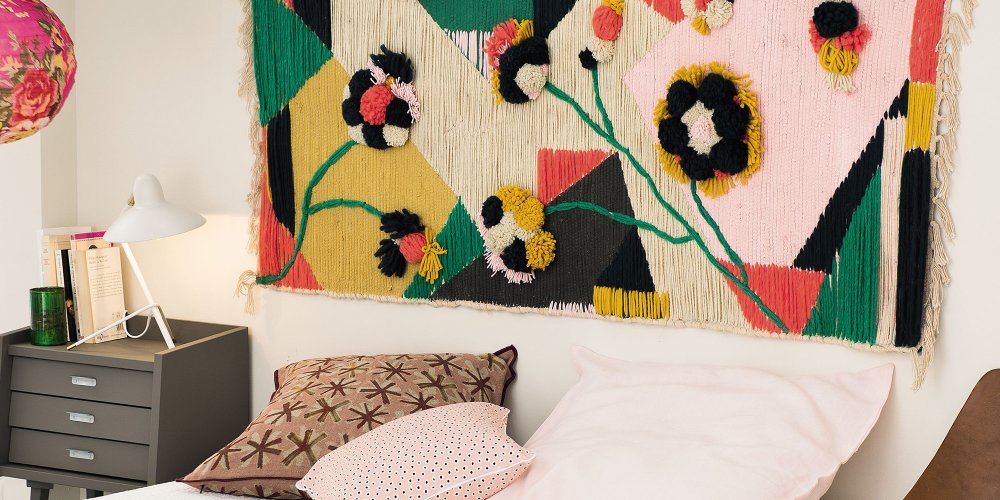 tête de lit tapis
