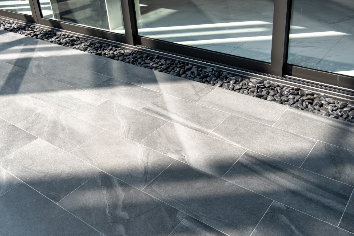 carrelage grès cerame salon