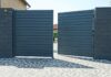 Portail battant ou coulissant ? portail aluminium gris battant