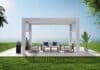 Aménager un espace extérieur moderne et confortable sous une pergola espace extérieur moderne et confortable sous une pergola