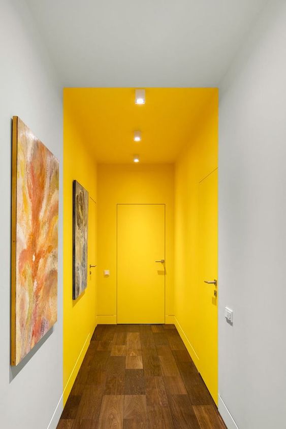 aggrandir couloir avec jaune