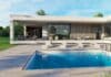 Réinventer ses extérieurs avec le béton ciré terrasse beton ciré autour piscine