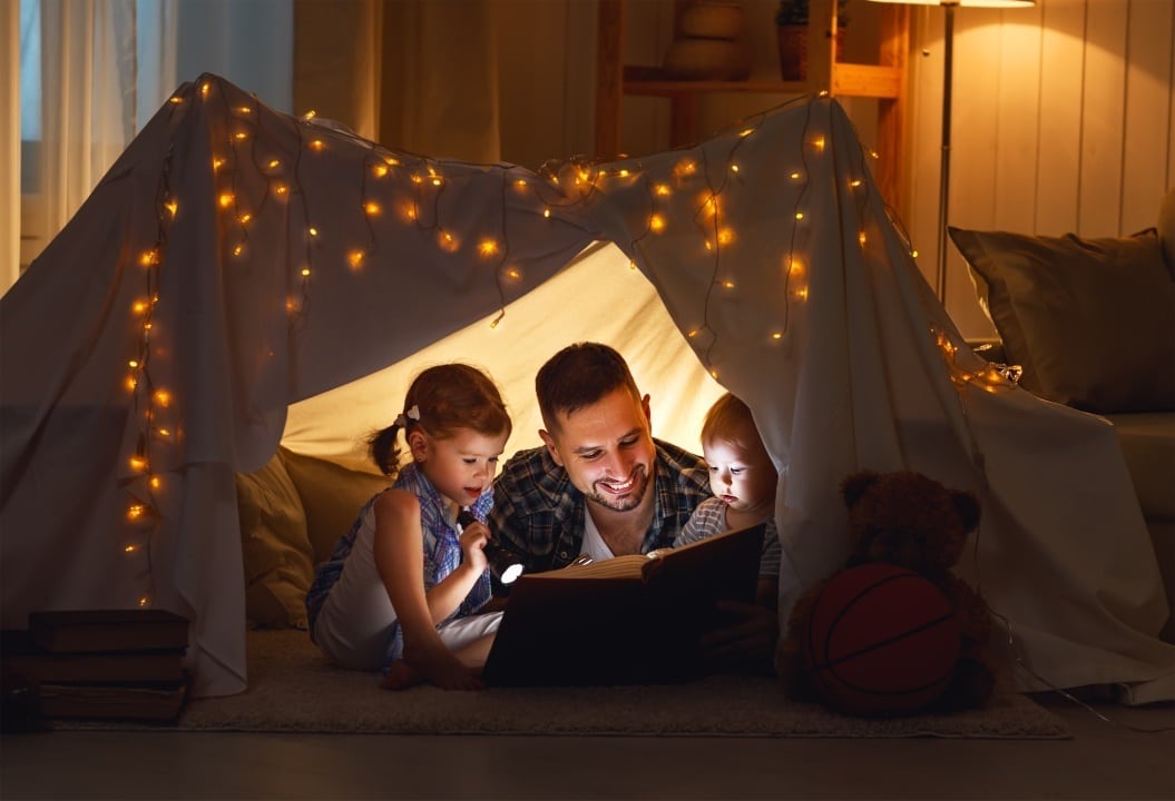 chambre enfant avec grand tipi 3 places