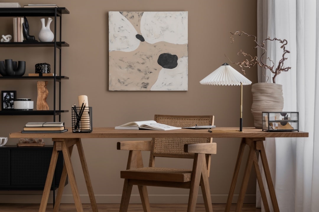 bureau style scandinave bois