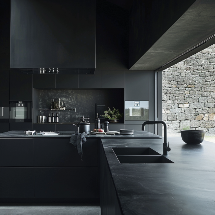 cuisine noire chic