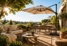 Comment garder une terrasse agréable en été sans installer de structure fixe ? Comment garder une terrasse agréable en été sans installer de structure fixe