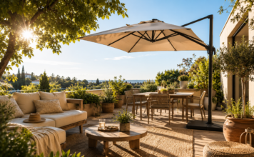 Comment garder une terrasse agréable en été sans installer de structure fixe ? Comment garder une terrasse agréable en été sans installer de structure fixe